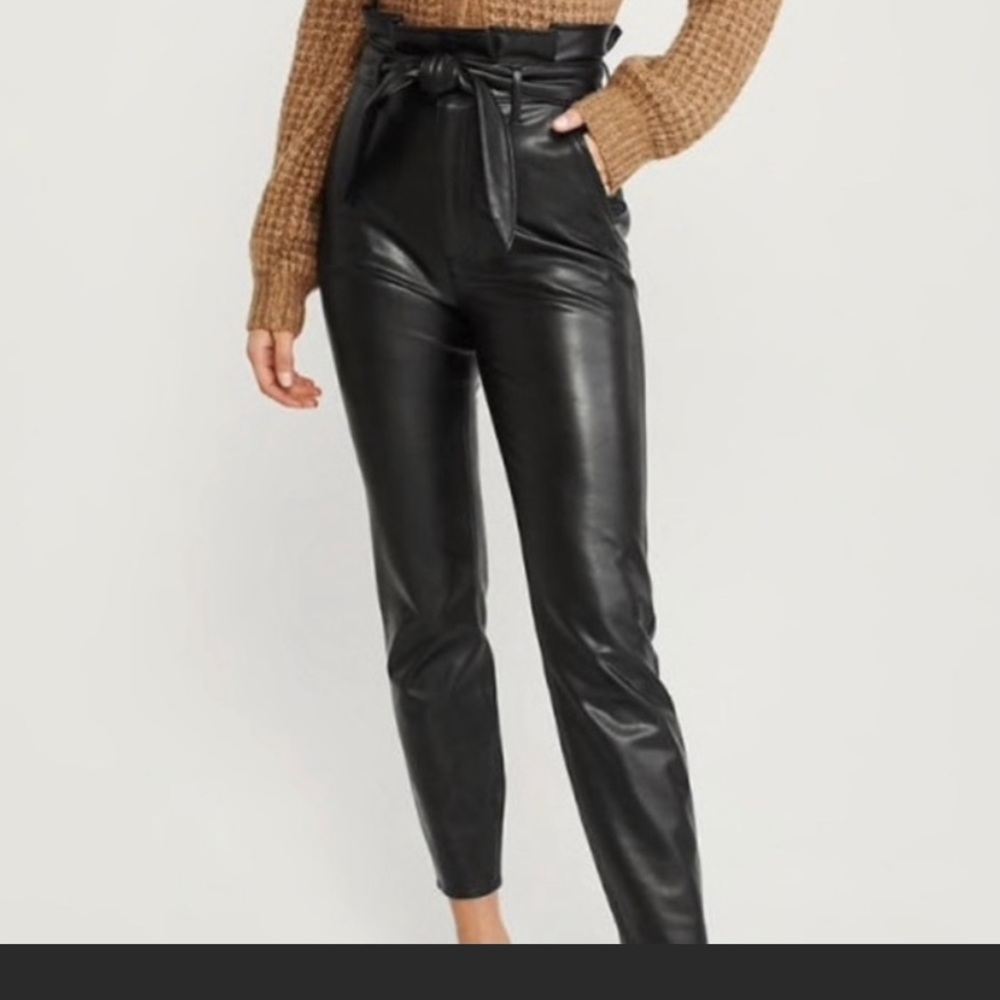 Abercrombie and Fitch Faux Leather Pants